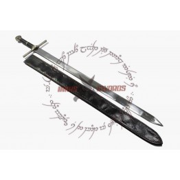 WITCHER 3 STEEL SWORD REPLICA GERALT RIVIA MEDIEVAL LONGSWORD SHOULDER HARNESS